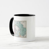 Mug Carte des mers polaires (Devant gauche)