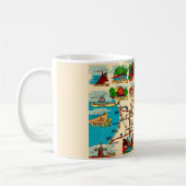 Mug Carte des merveilles de l'eau du Michigan (Gauche)