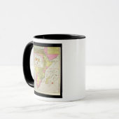 Mug Carte des pays de l'Afrique (Devant gauche)