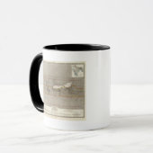 Mug Carte des pluies hydrographiques (Devant gauche)