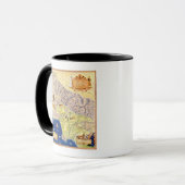 Mug Carte des Ranchos espagnols et mexicains de Los An (Devant gauche)