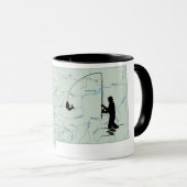 Mug Carte des rivières de pêche du Montana (Devant droit)