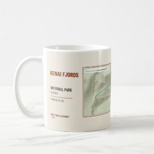 Mug Carte des sentiers de randonnée du parc national d
