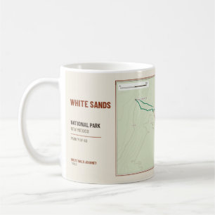 Mug Carte des sentiers de randonnée du parc national d