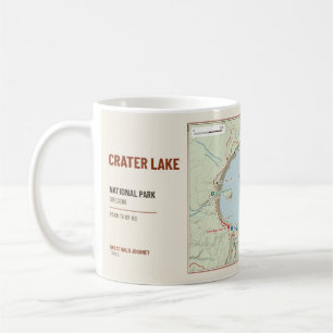 Mug Carte des sentiers de randonnée du parc national d