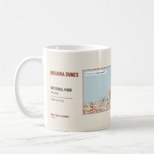 Mug Carte des sentiers de randonnée du parc national d