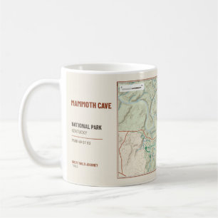 Mug Carte des sentiers de randonnée du parc national d