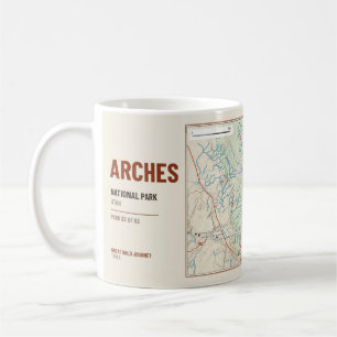 Mug Carte des sentiers de randonnée du Parc national d