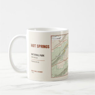 Mug Carte des sentiers de randonnée du parc national d