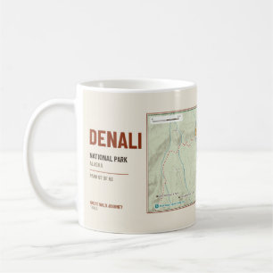 Mug Carte des sentiers de randonnée du parc national d