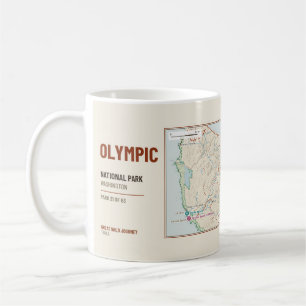 Mug Carte des sentiers de randonnée du parc national O