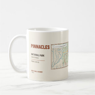 Mug Carte des sentiers de randonnée du Pinnacles Natio