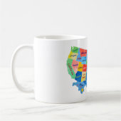 MUG CARTE DES USA (Gauche)