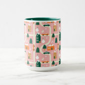 Mug Carte des vacances de Noël Motif (Centre)