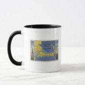 Mug Carte détaillée du Pèlerin (Gauche)