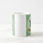 Mug Carte d'état du Missouri - vert (Centre)