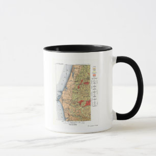 Mug Carte d'étude géologique des USA