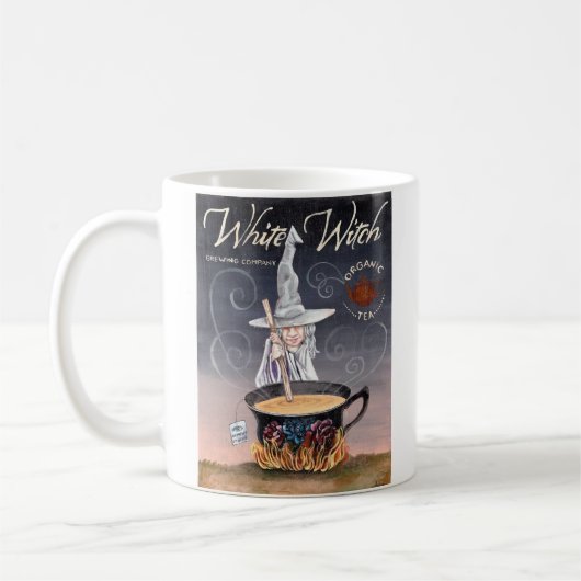 Mug Carte d'Halloween de la sorcière (Gauche)