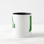 Mug Carte d'Île de Rhode 2 (Centre)