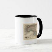 Mug Carte d'Italie 2 (Devant droit)