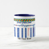 Mug Carte d'itinéraire grande de canal des syndicats (Centre)