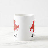 Mug Carte Drapeau Suisse (Centre)
