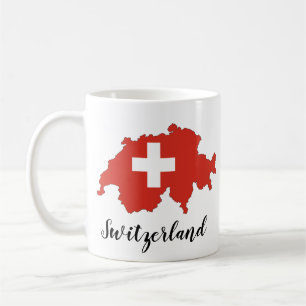 Mug Carte Drapeau Suisse