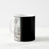 Mug Carte drôle de squelette de mère de hockey (Devant gauche)