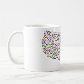 Mug Carte du café d'Amérique (Gauche)