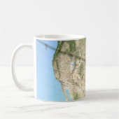 Mug Carte du chemin d'Eclipse solaire 2017 (Gauche)