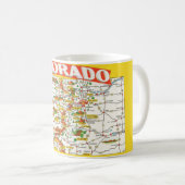 Mug Carte du Colorado (Devant droit)