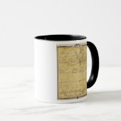 Mug Carte du comté de Benton, État de l'Iowa (Devant droit)