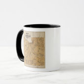 Mug Carte du comté de Blue Earth, Minnesota (Devant gauche)