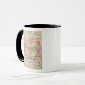 Mug Carte du comté de Calhoun, Michigan (Devant gauche)