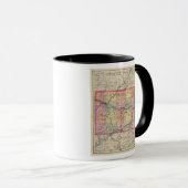 Mug Carte du comté de Calhoun, Michigan (Devant droit)