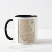 Mug Carte du comté de Harrison (Gauche)