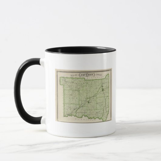 Mug Carte du comté de Jackson (Gauche)