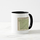Mug Carte du comté de Jackson (Devant droit)