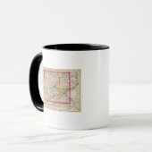 Mug Carte du comté de Lenawee, Michigan (Devant gauche)