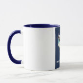 Mug carte du comté de Marinette Wisconsin (Gauche)