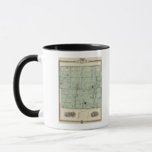 Mug Carte du comté de Page, État de l'Iowa