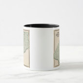 Mug Carte du comté de Spencer (Centre)