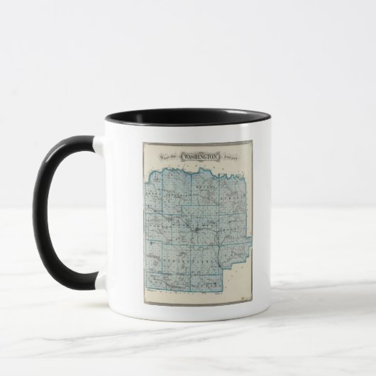 Mug Carte du comté de Washington (Gauche)