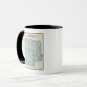 Mug Carte du comté de Washington (Devant gauche)