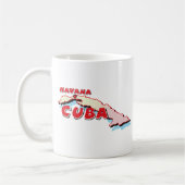 Mug Carte du Cuba (Gauche)