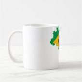 Mug carte du drapeau brésilien (Gauche)