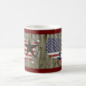 Mug Carte du drapeau de l'État de Texas Lone Star (Centre)