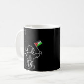 Mug Carte Du Drapeau Palestinien Et Handala (Devant gauche)
