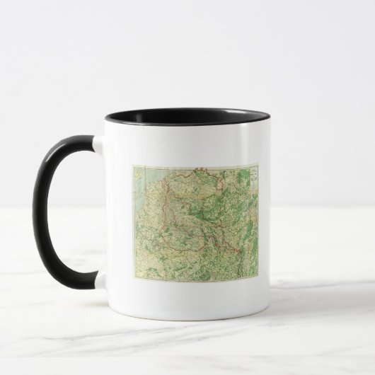 Mug Carte du front ouest (Gauche)