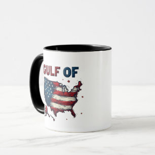 Mug Carte du golfe d'Amérique USA Trump USA Golfe du M